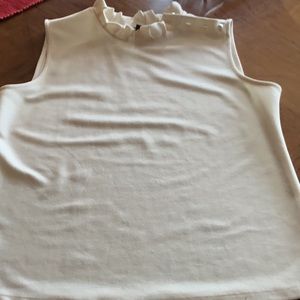 Ann Taylor top beautiful pearl buttons